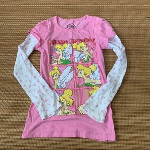 Disney Tinker Bell little trouble longsleeved shirt Size medium